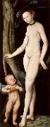 Lucas Cranach the Elder Venus and Cupid Carrying a Honeycomb Spain oil painting artist